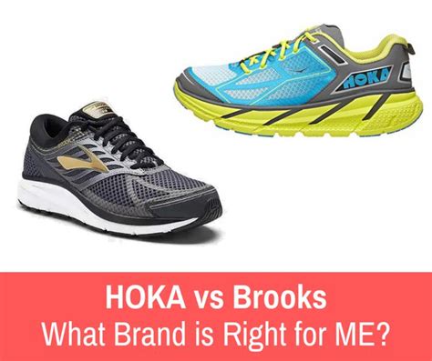 hoka vs brooks walking shoes.